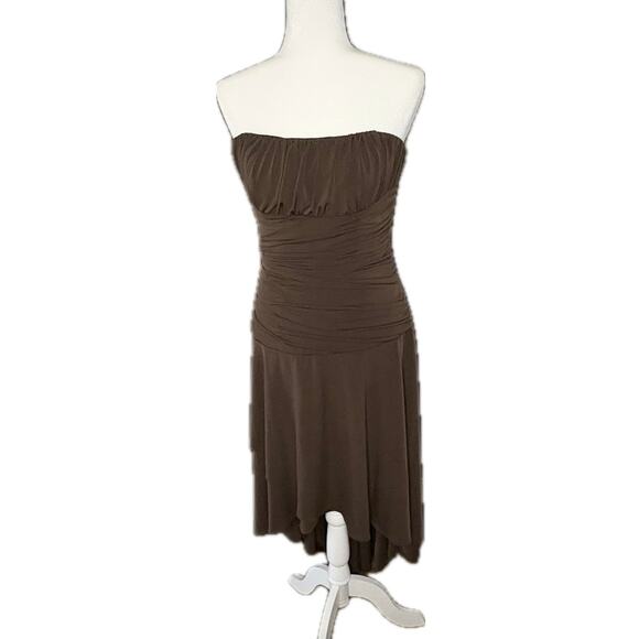 Alfred Angelo Dresses & Skirts - Alfred Angelo Strapless Formal Dress Women's 10 | Chocolate Brown | NWT
